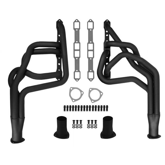 Southwest Speed Long Tube Headers,Painted Flat Black,383-440 Big Block Mopar,67-74 Challenger,Charger,Barracuda,Fury,Gtx,Chrysler Town & Country