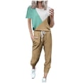 thumbnail image 1 of UPPADA Ensembles Détente 2 Pcs pour Femmes Tenues 2 Pcs Vêtements de Détente Manches Longues Col Ras du Cou Ensemble de Pyjama Jogger Pantalon de Survêtement Survêtement avec Poches Bleu Pâle,m, 1 of 3