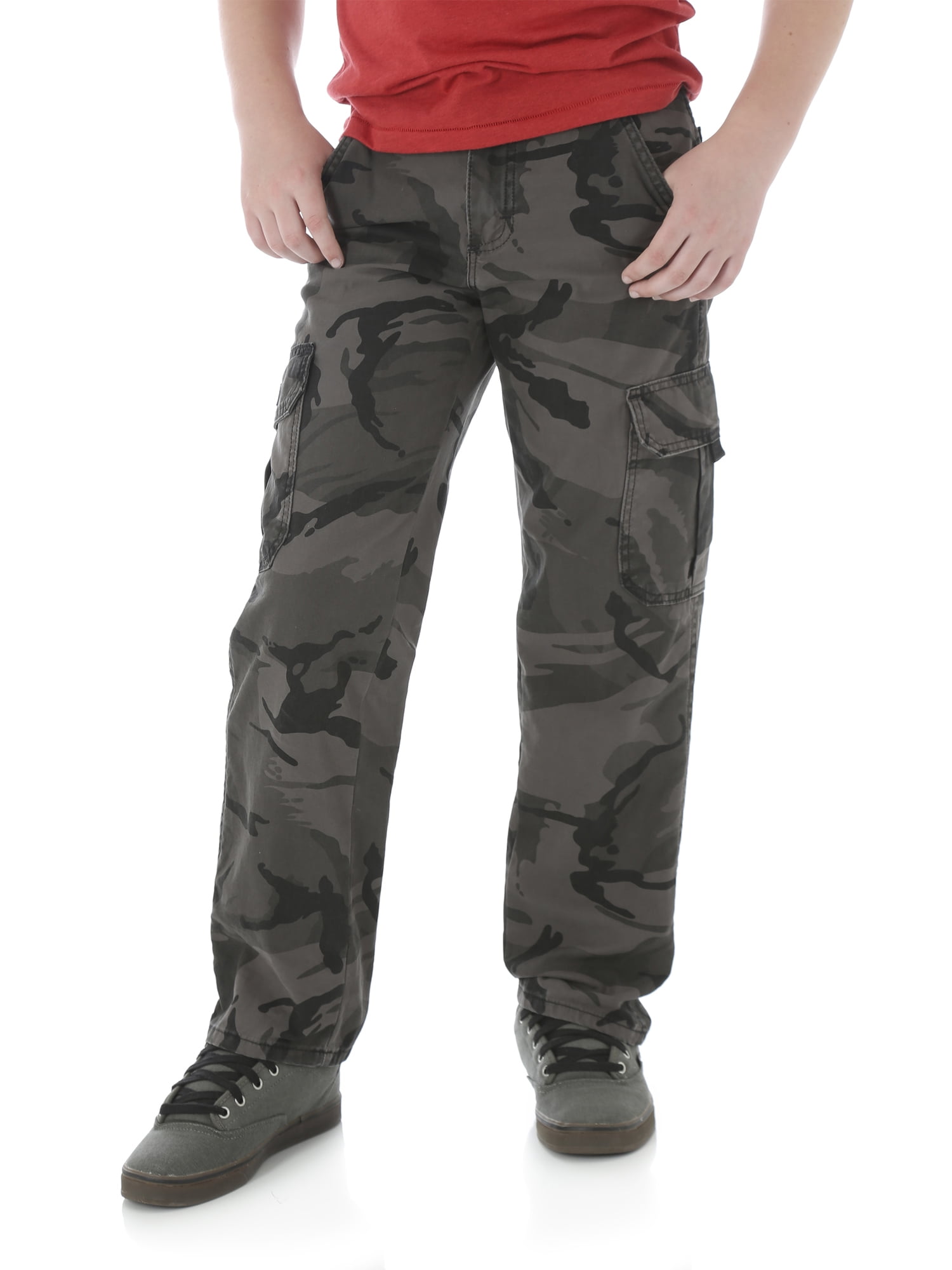 Wrangler - Wrangler Boys 4-16 & Husky Classic Cargo Twill Pants ...