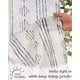 thumbnail image 5 of Cortinas jinchan Boho de Lino para Cocina, Tipo Café, 115x114 cm, Azul, 5 of 9