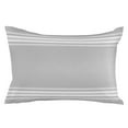 thumbnail image 2 of Grey Striped Queen Size Pillow Cover,Pillowcase Protectors with Zipper,Breathable Decorative Throw Pillow Case Cover,Luxurious White Stripes Modern Abstract Art Pillow Shams for Couch Sofa 20x30Inch, 2 of 8