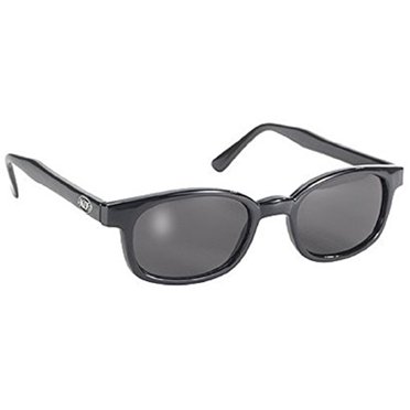 Pacific Coast Sunglasses X-KD Bifocals - Black Frame, Smoke Lens, 1.50 Reading Power