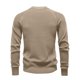 thumbnail image 4 of Ceisia Men Solid Color Long Sleeve Stand Up Collar Button Casual Gift Daily Outdoor Fashion Hoodie Top, 4 of 9