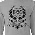 thumbnail image 4 of Inktastic Born in 1950 Limited Edition Long Sleeve T-Shirt, 4 of 5