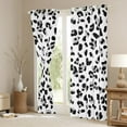 thumbnail image 3 of Manfei Gray Cheetah Print Black Out Curtains, Wild Animal Curtains Pack of 2 (42x63 Each), Aesthetic Leopard Print Bedroom Curtains, Luxurious Room Decor, 3 of 6