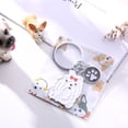 thumbnail image 4 of 3 PCS Dog Brooch Keychain Set, 2 Puppy Keyring Keyfob Metal Pet ID Tags and 1 Dog Brooch for Clothing Bag Adornment Accessory Maltese, 4 of 7