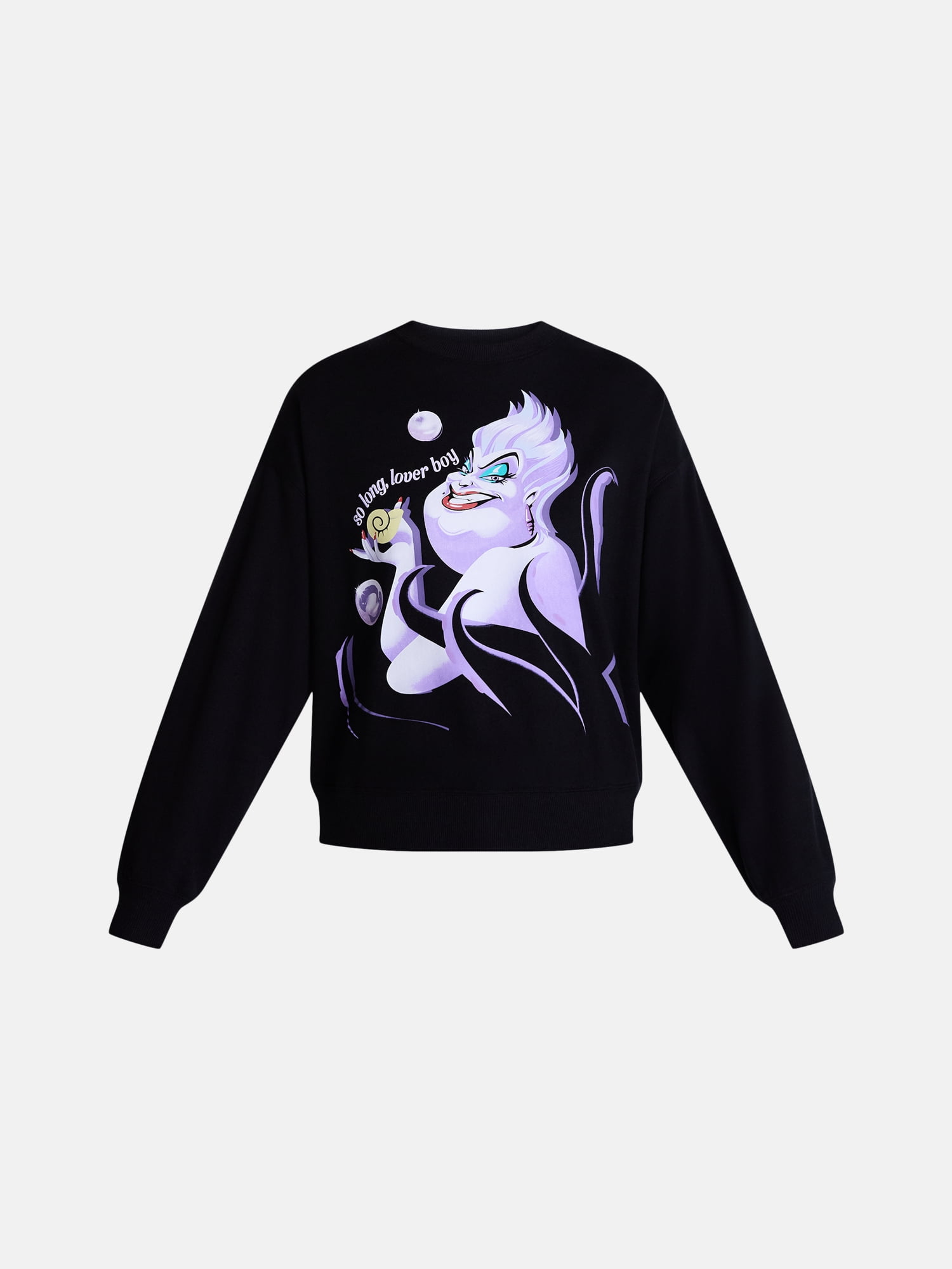 Disney The Little Mermaid Women's Ursula Halloween Graphic Sweatshirt, Sizes XXS-XXL