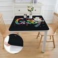 thumbnail image 2 of Awypu Love Typography Homosexuality Fashionable Square Table Cover 100% Polyester Fiber 36*36, 2 of 8