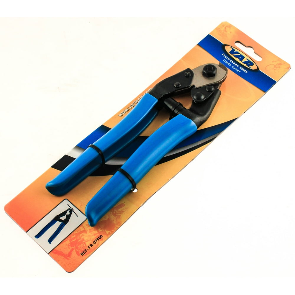Var FR07900 Bike Cable and Housing Cutter Tool Blue Grips New in