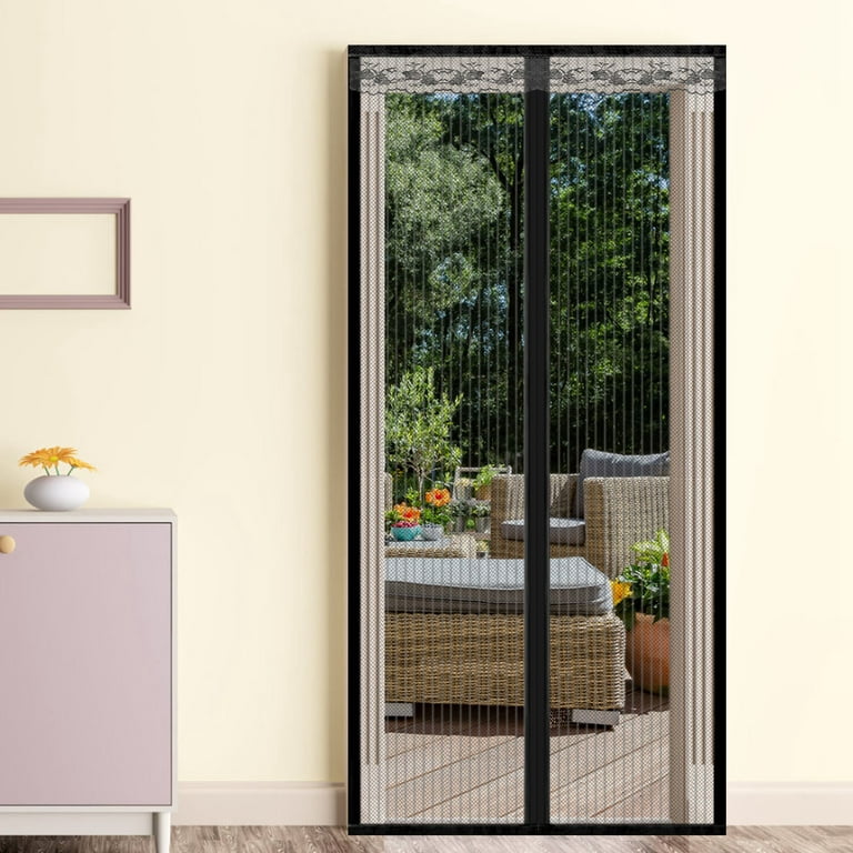 Universal Magnetic Screen Sliding Door Flyscreen Mesh Mosquito/Fly