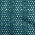 thumbnail image 1 of oneOone Viscose Chiffon Teal Blue Fabric Christmas Dress Material Fabric Print Fabric By The Yard 42 Inch Wide, 1 of 5