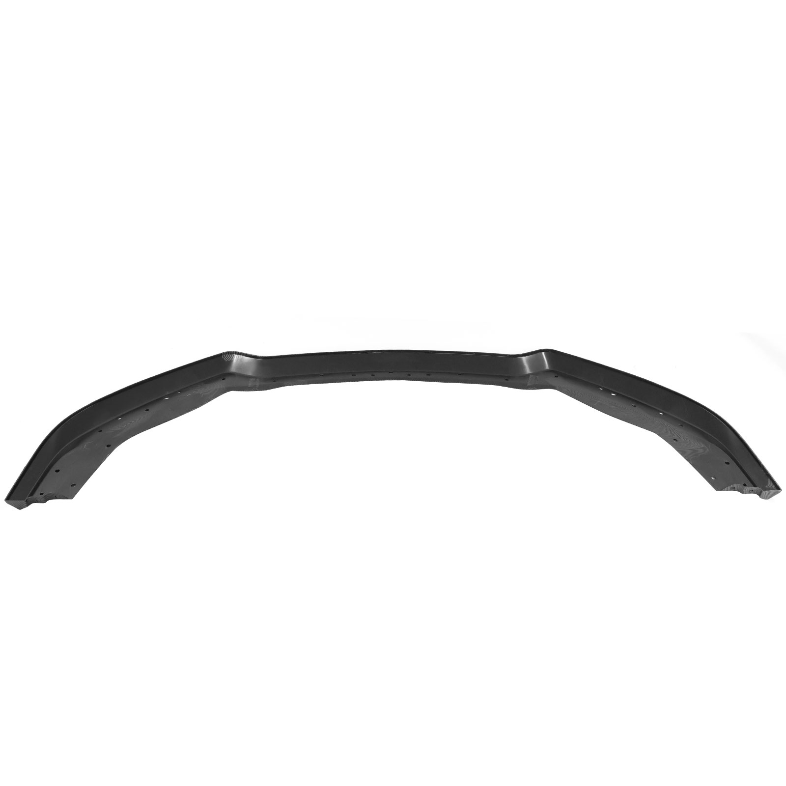 Ikon Motorsports Front Bumper Lip Compatible With 2021-2023 Ford Mustang Mach 1, Carbon Fiber Print PP Polypropylene Handling Package Style Front Lower Chin Lip Splitter Protector