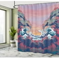 thumbnail image 5 of Ambesonne Ocean Shower Curtain, Colorful Fantasy Sealife, 69"Wx75"L, Multicolor, 5 of 5