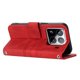 thumbnail image 3 of For Xiaomi 15 Pro Case Wallet Skin-Touch Leather Imprinted Phone Cover - Red, 3 of 5