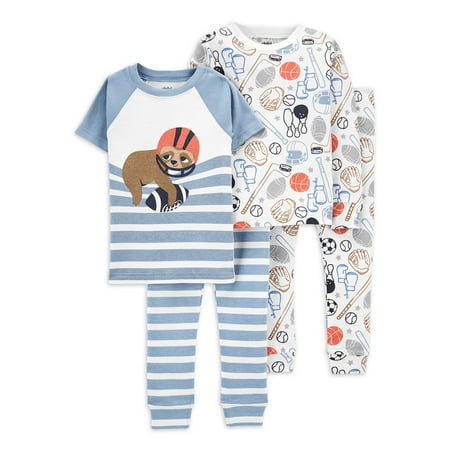 

Carter s Child of Mine Baby and Toddler Boy Pajama Set 4-Piece Sizes 12M-5T