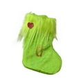 thumbnail image 2 of Christmas Stockings Green Christmas Decorations Indoor Holiday Stockings For Fireplace Mantle Or Wall Decor - Perfect For Christmas Decorations, 2 of 5