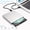 Silvery, variant on External DVD CD/DVD-ROM CD-RW Player Portable External CD-RW Drive DVD-RW Burner Recorder Player for Laptop Desktop Computer with Storage Bag