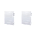 thumbnail image 1 of Vogacara Transparent Portable File Case Double-buckle with  Box  Handle Containers Type3 NO3, 1 of 6