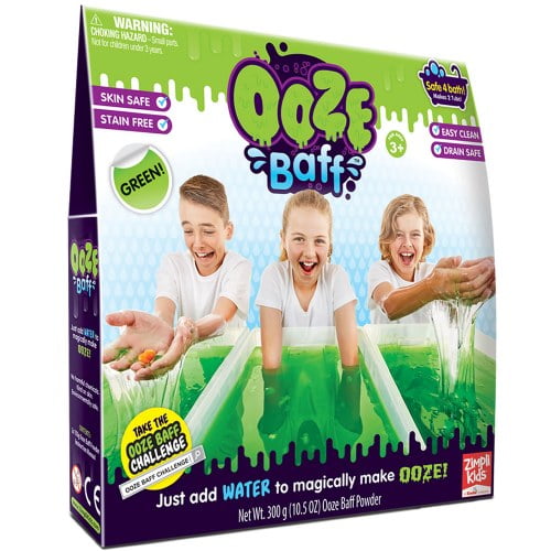 NEW OOZE BAFF Green Slime Powder  Skin Safe  Easy Clean Youtube  Family Fun 