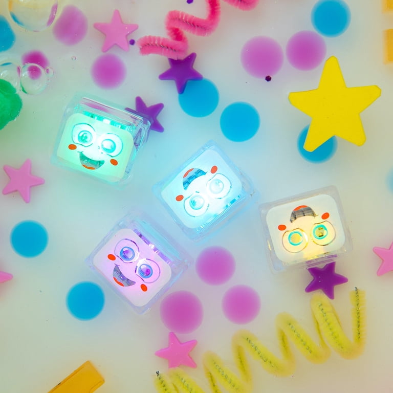 Glo Pals Party Pal Water-Activated Light-Up Bath Cubes, 4-Pack photo 2