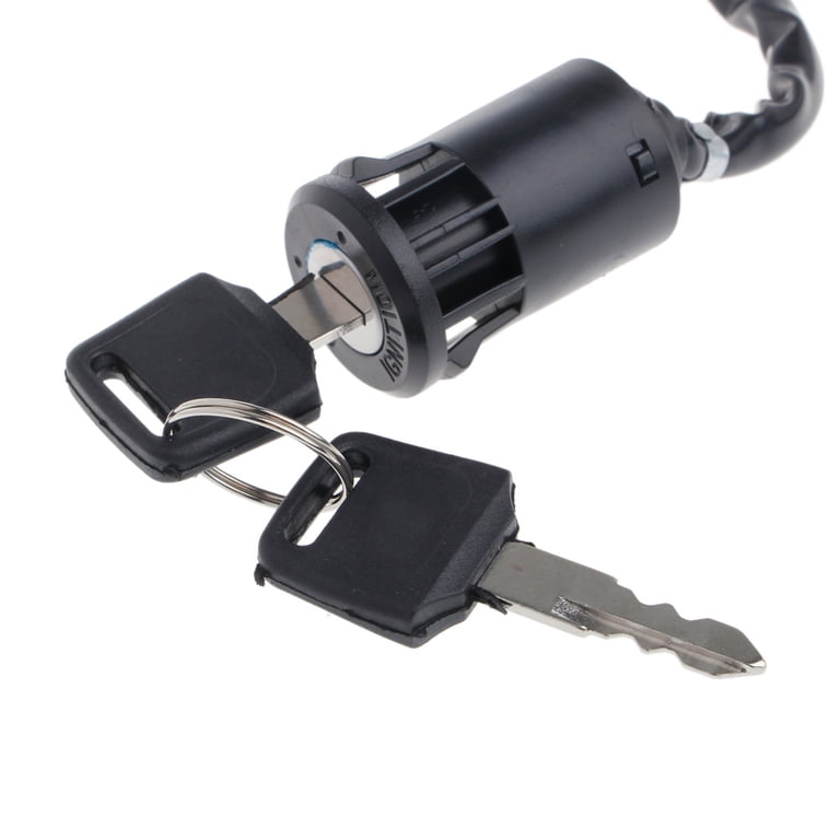 Universal Motorcycle Ignition Switch Key Kit For Honda Yamaha Kawasaki Suzuki – 1 Piece