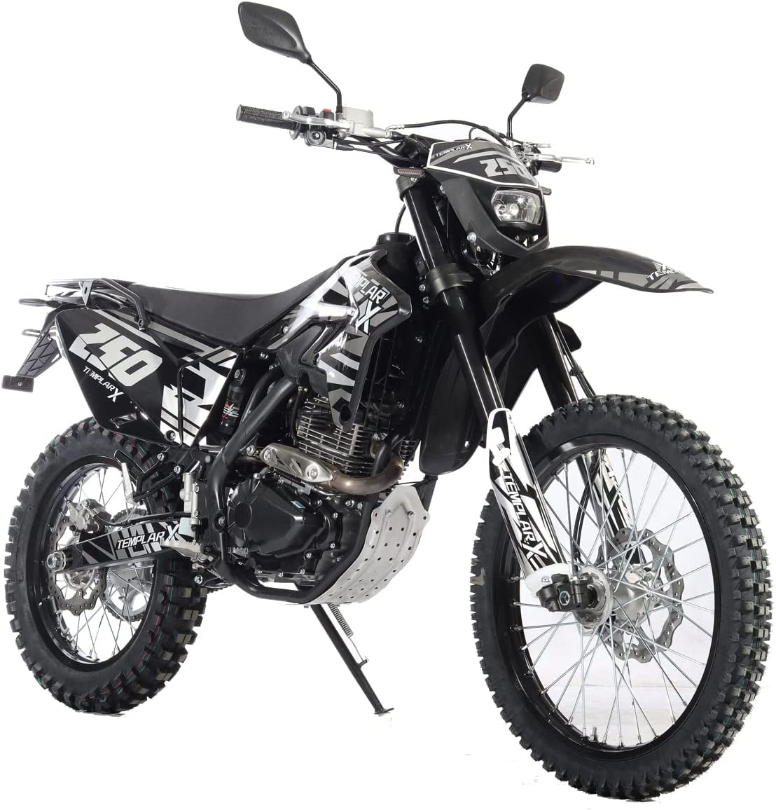 X-Pro Brand New Templar X 250cc Dirt Bike, with 6 Manual Transmission E-Start 21"/18" Wheels