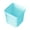 Blue, variant on 1 PC Mini Plastic Flower Pot, Multi Color Square Plant Pot, Lightweight Practical Flower Pot, 2 Inch Seedling Nursery Transplanting Planter for Garden Office and Balcony Decor