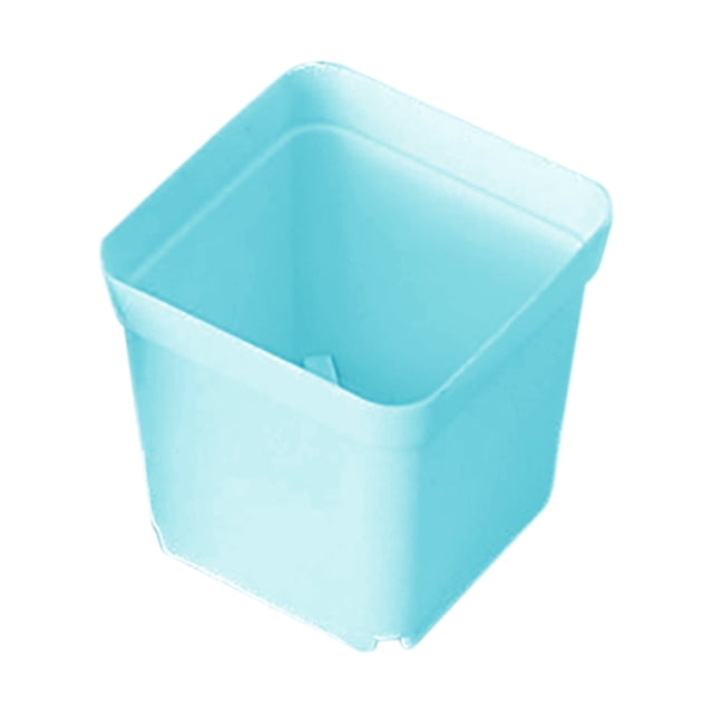 Flowerpots with Dish Ceramic, 10Pcs Gardening Succulent Small Square Pot Colorful Flower Pot Seedling Plastic Lightweight Practical Flower Pot, Flower Pots