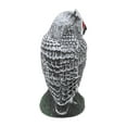 Owl Bird Deterrent Garden Plastic Red Eyes Owls to Keep Birds Away Fine