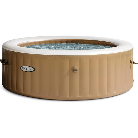 Intex 6-Person Sahara Tan Round Bubble Spa Set
