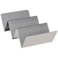 thumbnail image 1 of Stainless Steel Taco Holder, 2-3 Compartments, 4" X 8", Silver, 1 of 1