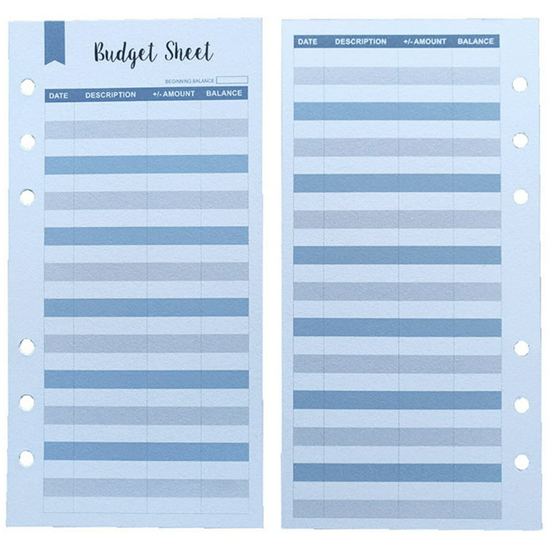 Dropship  Banned Budget Binder, Money Organizer For Cash With 12pcs  Clear Pockets & 24pcs Budget Sheets Budget Planner A6 Binder With PU  Leather, Cash Envelopes For Budgeting With Label Stickers to