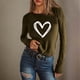thumbnail image 1 of Neewe Long Sleeve Shirts for Women Fall Outfit 2025 Fashion MXsual T Shirt Round Neck Basic Loose Tunic Tops, 1 of 4