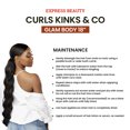 thumbnail image 3 of Express Beauty Synthetic Premium Fiber Ponytail Kinky Hair Curls Kinks & Co Glam Body 18" Inch (Light Ash Brown), 3 of 5