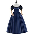 thumbnail image 2 of Women's Rococo Ball Gown Lace Sleeve Historical Victorian Dress Civil War Southern Belle Gown, 2 of 7