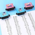 thumbnail image 4 of SuChun Pouches For Organization Brain Improvement Device For Kids Draw Brain Improvement Device For Kids Roller Digital Teaching Stamp For Addition Subtraction Multiplication Division5ml Pink, 4 of 8