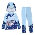 thumbnail image 1 of TBWNWG Boys Long Sleeve Rash Guard Sun Swimwear Set for Kids Surfing Beach and Pool Activities, 1 of 4