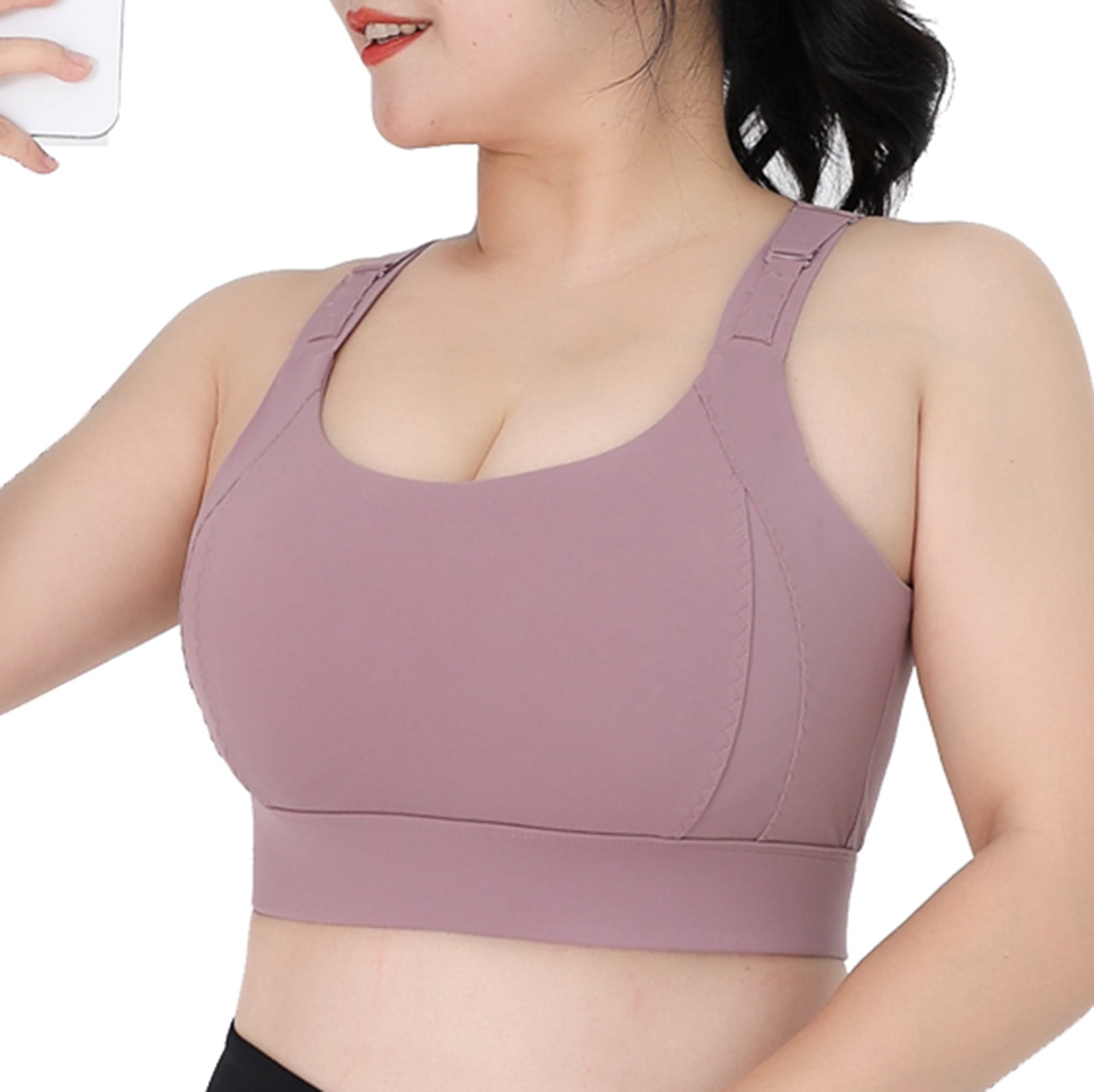 Aueoeo Girls Sports Bra, Bras for Large Breasted Women Woman's