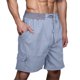 thumbnail image 1 of Pantalones Cortos de Carga de Cintura Elástica para Hombres Multi Bolsillo Imitación de Lino, Rodilla Longitud Cordón Deportes, 1 of 8