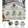 thumbnail image 2 of Christmas Garage Door Banner Cover 6 x 13 ft, Hello Christmas Snowman with Snowflakes Beige Christmas Garage Door Decorations Holiday Christmas Backdrop Decor for Winter New Year Xmas Party, 2 of 6