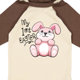 thumbnail image 4 of Inktastic My 1st Easter Cuddly Pink Bunny Boys or Girls Long Sleeve Baby Bodysuit, 4 of 5