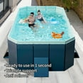thumbnail image 3 of No Installation No Inflatable Swimming Pool Pool Thickening Wear-resistant Outdoor Folding Paddling Pool Household Pool, 3 of 12