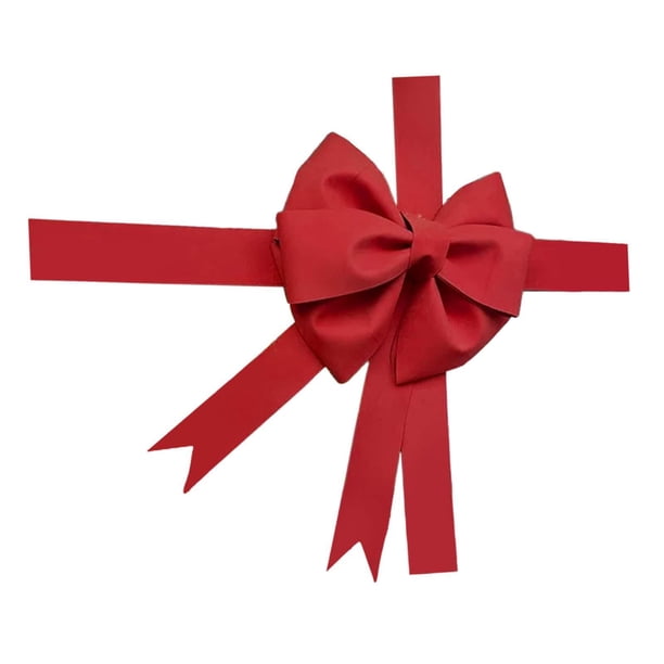 Kit para hacer moños grandes, ideal como telón de fondo, para casa nueva, cafetería, adorno para árbol, regalo enorme para festivales. Rojo oscuro