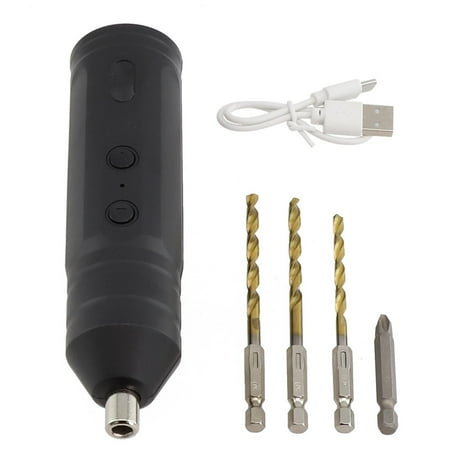 

Cordless Electric Screwdriver Kit Repair Power Tool USB Charging Drill Bits