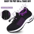 thumbnail image 4 of Cyiecw Orthopedic Sneakers Breathable Women Walking Shoes Slip on Trainers Women's Comfortable Casual Ladies Athletic Shoe Thick Bottom, 4 of 6