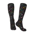 thumbnail image 4 of Fotbe I love you Mom print Women's Men's Novelty Crew Socks Cotton Socks Knee High Socks for Walking,Running,Nurses,Pregnancy, 4 of 9