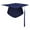 Navy #0, variant on Nrmrqz Unisex Graduation Cap & Tassel - Adjustable Adult Graduation Hat for High School & College - 9.84x9.84 Inches - Red/Blue/Navy/Purple/White - Polyester Material - One Size Fits All
