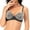black silver, variant on Rivet Corset Dance Costume Chic Push up Bra for Club Women Girls Performance L