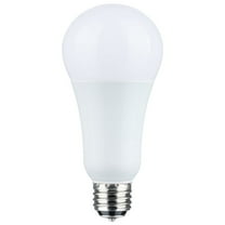 Satco 5/14/20 Watt A21 LED - 3-Way Lamp - White Finish - 2700K CCT
