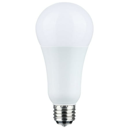 Satco 5/14/20 Watt A21 LED - 3-Way Lamp - White Finish - 2700K CCT